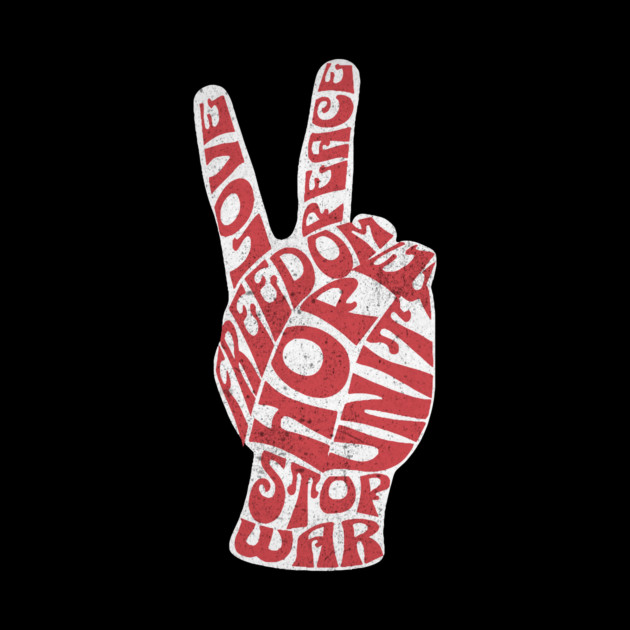 Peace Hand Sign Stop War by The WYLD Tribe