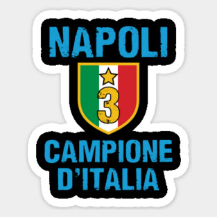 Napoli Campione D'Italia 2023 Celebrativa Terzo Campioni 3 Celebration Magnet