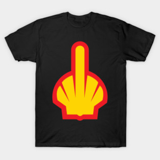 Hell logo | Fossil Fuel Sticker Fuel | Lets protest fuel price T-Shirt