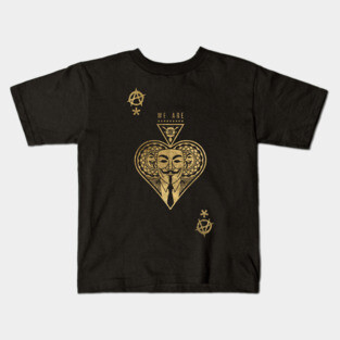 We are anonymous gold edition Kids T-Shirt