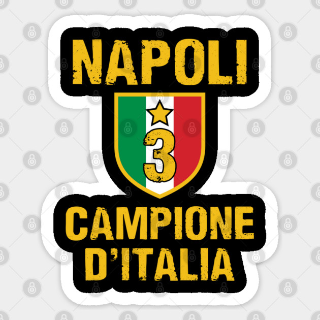 Napoli Campione D'Italia 2023 Celebrativa Terzo Campioni 3 Celebration Sticker by Tshirtiz