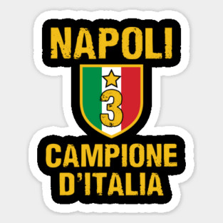 Napoli Campione D'Italia 2023 Celebrativa Terzo Campioni 3 Celebration Magnet