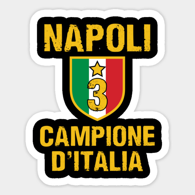 Napoli Campione D'Italia 2023 Celebrativa Terzo Campioni 3 Celebration Magnet by Tshirtiz