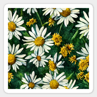 Cheerful Watercolor Sunflowers Sticker