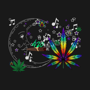 420 MOON MUSIC T-Shirt