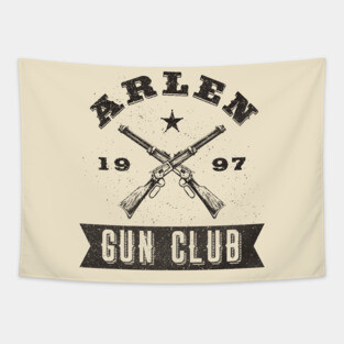 Arlen Gun Club (Black) Tapestry