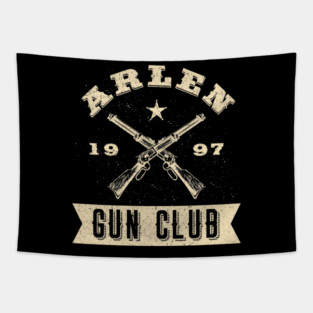 Arlen Gun Club (White) Tapestry