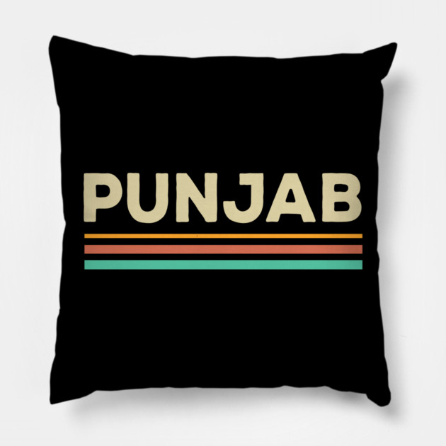 PUNJAB STATE NAME - BORN IN PUNJAB Pillow by PUNJABISTYL