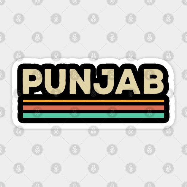 PUNJAB STATE NAME - BORN IN PUNJAB Sticker by PUNJABISTYL
