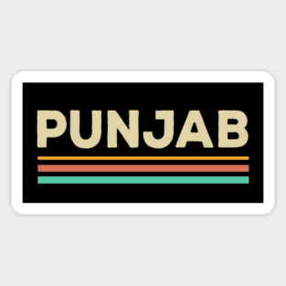 PUNJAB STATE NAME - BORN IN PUNJAB Magnet