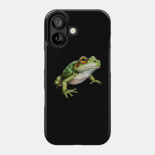 Green Frog, Tropical Animal, Love Frogs Phone Case
