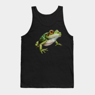 Green Frog, Tropical Animal, Love Frogs Tank Top