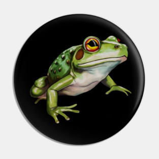 Green Frog, Tropical Animal, Love Frogs Pin
