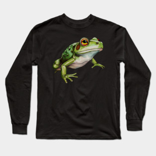 Green Frog, Tropical Animal, Love Frogs Long Sleeve T-Shirt