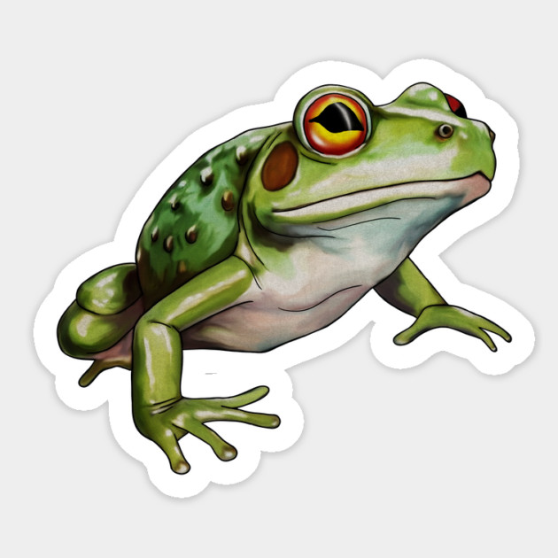 Green Frog, Tropical Animal, Love Frogs Magnet by logiamerch