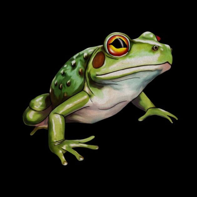 Green Frog, Tropical Animal, Love Frogs by logiamerch