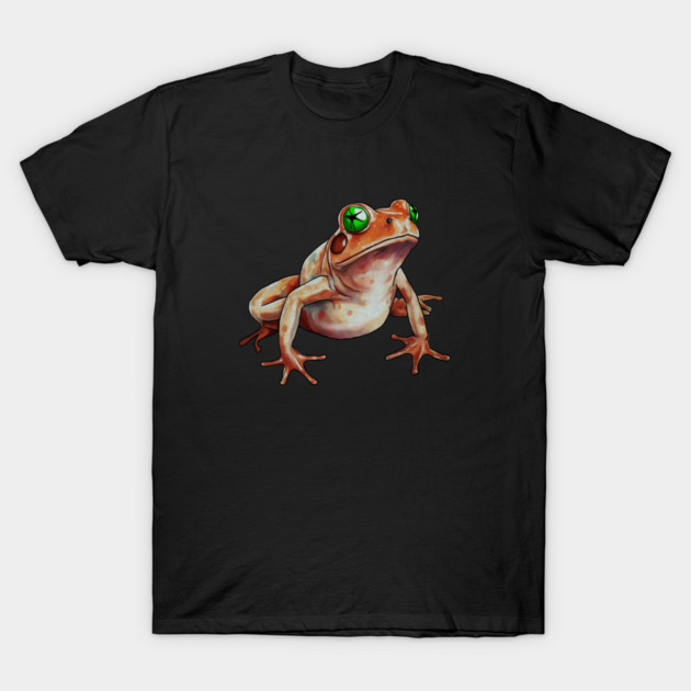 Orange Frog, Tropical Animal, Love Frogs T-Shirt by logiamerch