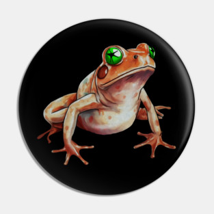 Orange Frog, Tropical Animal, Love Frogs Pin