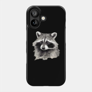 Cute Raccoon, Love Raccoons Phone Case