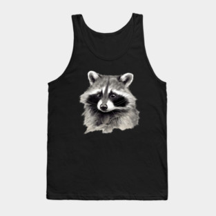 Cute Raccoon, Love Raccoons Tank Top