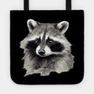 Cute Raccoon, Love Raccoons Tote