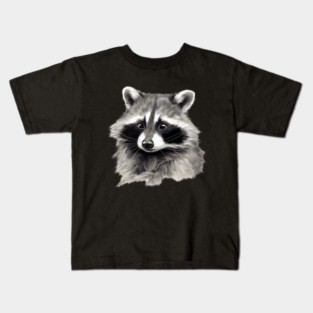 Cute Raccoon, Love Raccoons Kids T-Shirt