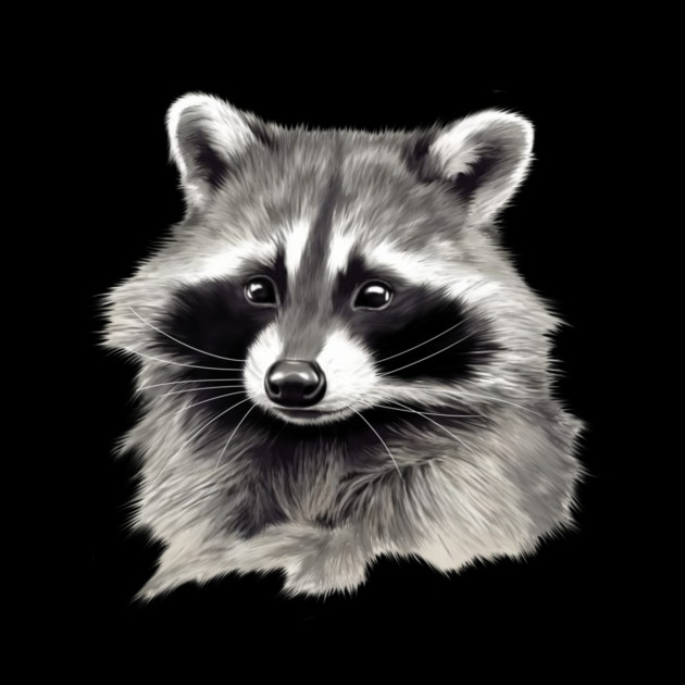 Cute Raccoon, Love Raccoons by logiamerch
