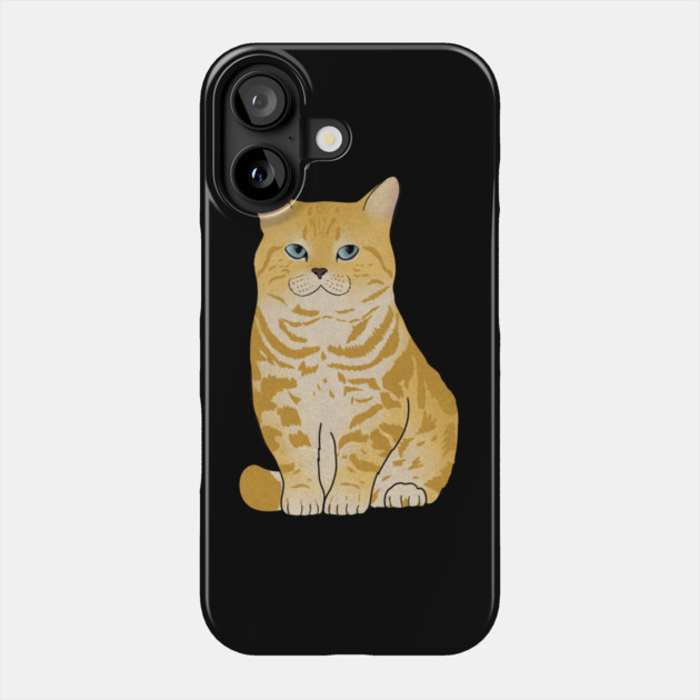 Cute Ginger Tiger Cat, Love Cats Phone Case by logiamerch