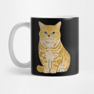 Cute Ginger Tiger Cat, Love Cats Mug