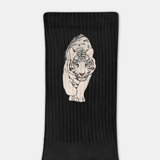 White Tiger Stalking, Love Tigers by logiamerch