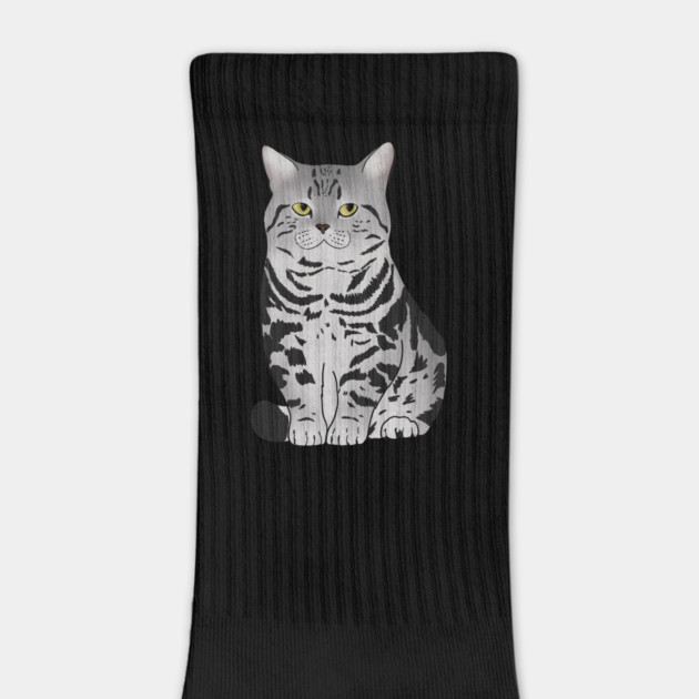 Cute Grey Tiger Cat, Love Cats by logiamerch