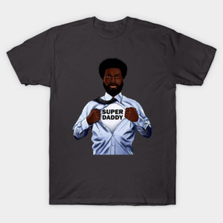 Afro Super Daddy, African Dad T-Shirt