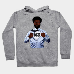 Afro Super Daddy, African Dad Hoodie
