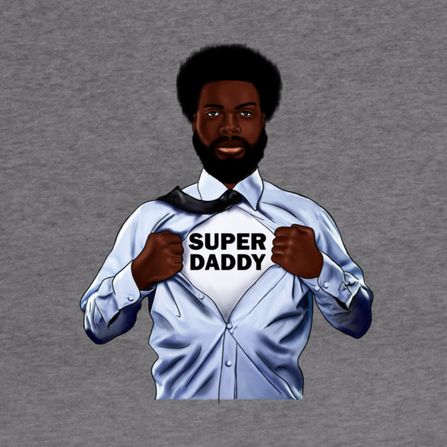 Afro Super Daddy, African Dad by logiamerch