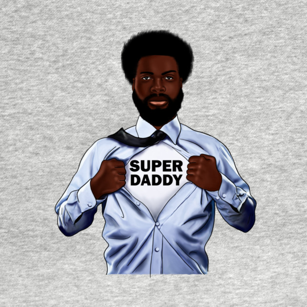 Afro Super Daddy, African Dad by logiamerch