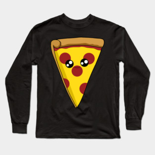 Kawaii Pizza, Pizza Lover Long Sleeve T-Shirt