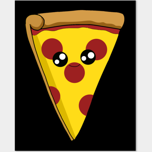 Kawaii Pizza, Pizza Lover Wall Art by logiamerch