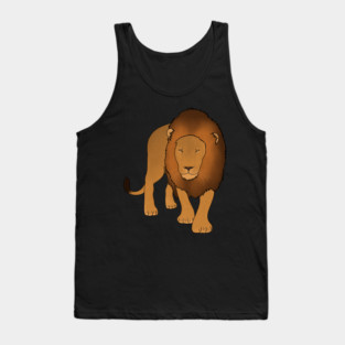 Lion Stalking, Big Cat, Love Lions Tank Top