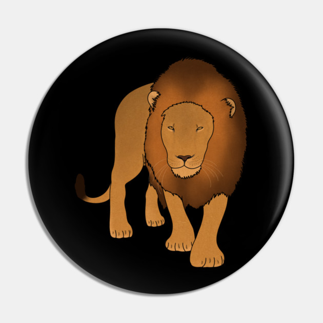 Lion Stalking, Big Cat, Love Lions Pin by logiamerch