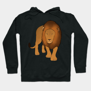 Lion Stalking, Big Cat, Love Lions Hoodie
