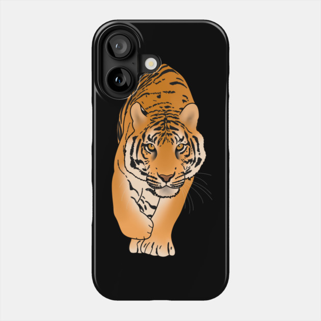 Tiger Stalking, Big Cat, Love Tigers Phone Case by logiamerch