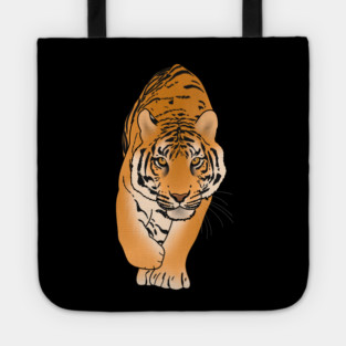 Tiger Stalking, Big Cat, Love Tigers Tote