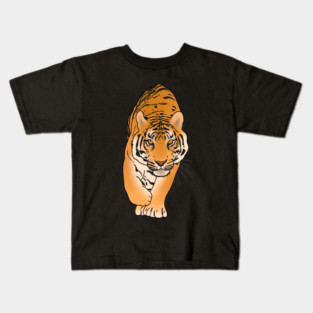 Tiger Stalking, Big Cat, Love Tigers Kids T-Shirt