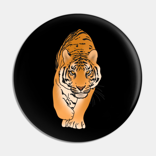 Tiger Stalking, Big Cat, Love Tigers Pin by logiamerch