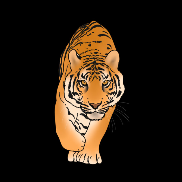 Tiger Stalking, Big Cat, Love Tigers by logiamerch