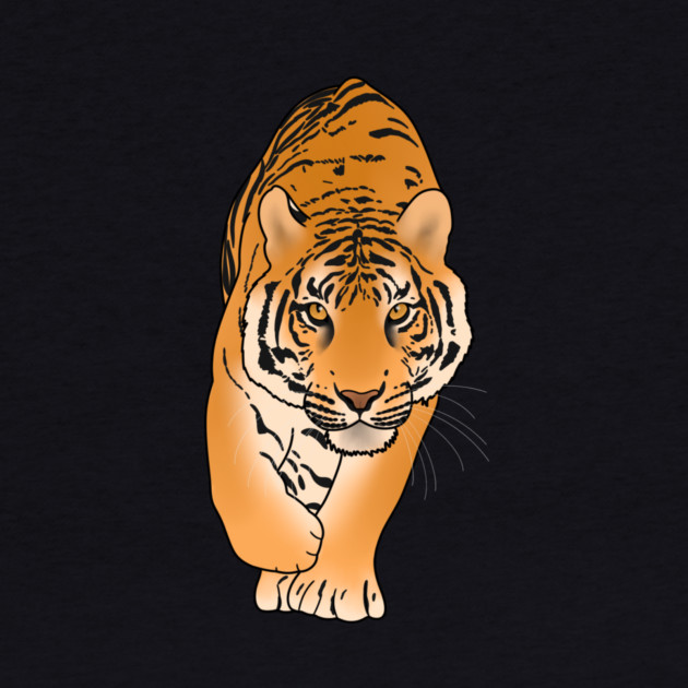 Tiger Stalking, Big Cat, Love Tigers by logiamerch