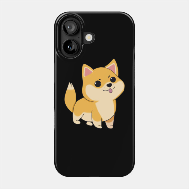 Kawaii Shiba Inu Dog, Love Shiba Inus Phone Case by logiamerch