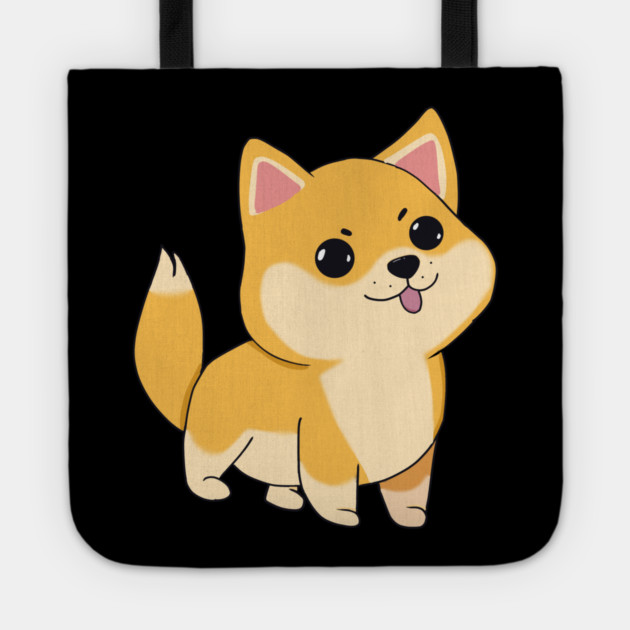 Kawaii Shiba Inu Dog, Love Shiba Inus Tote by logiamerch