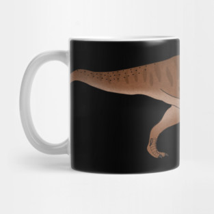 Funny Shiba Inu Dog walking T Rex Dinosaur Mug
