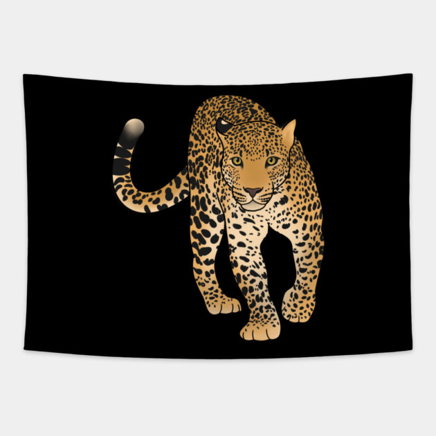 Leopard Cat, Love Big Cats Tapestry by logiamerch
